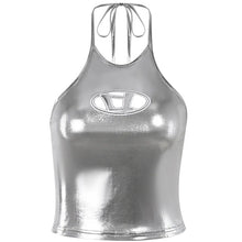 Load image into Gallery viewer, Metallic Cut-Out Tank Top