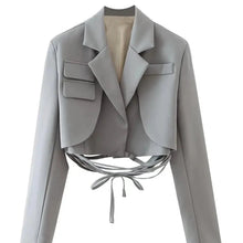 Load image into Gallery viewer, Bandage Blazer Top