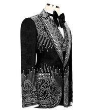 Load image into Gallery viewer, Luxury Stone Embroidered Tuxedo-Modern Baby Las Vegas