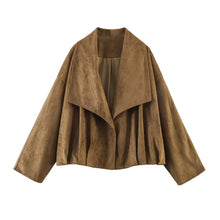 Load image into Gallery viewer, Suede Short Jacket