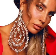 Load image into Gallery viewer, Exaggerated Layered Dangle Earrings-Modern Baby Las Vegas