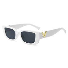 Load image into Gallery viewer, Letter V Rectangle Sunglasses