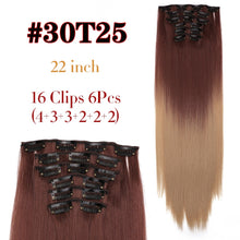 Load image into Gallery viewer, 6 Piece Synthetic Clip-In Hair Extensions-Modern Baby Las Vegas