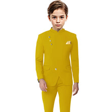 Load image into Gallery viewer, Solid Color Button Suit