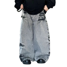Load image into Gallery viewer, Tie-Dye Patch Denim Jeans