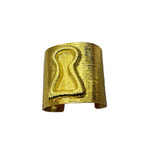 Load image into Gallery viewer, Gold Keyhole Bracelet Cuff