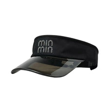 Load image into Gallery viewer, Crystal Letter Visor Cap