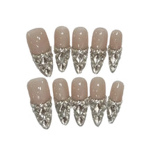 Load image into Gallery viewer, Gold Tip Press on Nails-Modern Baby Las Vegas