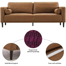 Load image into Gallery viewer, Mid-Century Modern Leather Sofa-Modern Baby Las Vegas