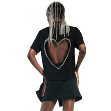 Load image into Gallery viewer, Diamond Hollow Out Heart Top-Modern Baby Las Vegas