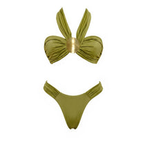 Load image into Gallery viewer, Gold Accent Swimwear Collection