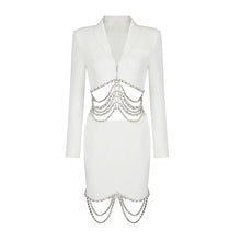 Load image into Gallery viewer, Drip Blazer Dress Set