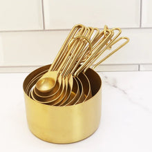 Load image into Gallery viewer, Copper-Plated Stainless Steel Measuring Cup Set-Modern Baby Las Vegas