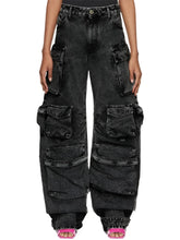 Load image into Gallery viewer, Y2K Denim Cargo Jeans-Modern Baby Las Vegas
