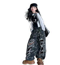 Load image into Gallery viewer, Distressed Camo Pants