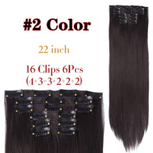 Load image into Gallery viewer, 6 Piece Synthetic Clip-In Hair Extensions-Modern Baby Las Vegas