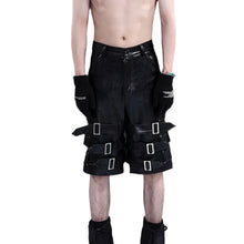 Load image into Gallery viewer, Buckle Bottom Leather Shorts-Modern Baby Las Vegas
