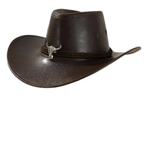 Load image into Gallery viewer, Vintage Leather Western Cowboy Hat-Modern Baby Las Vegas