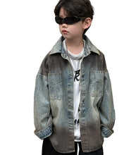 Load image into Gallery viewer, Grunge Denim Top