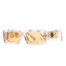 Load image into Gallery viewer, Square Frame Gold Accent Sunglasses-Modern Baby Las Vegas