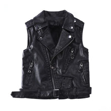 Load image into Gallery viewer, Leather Biker Vest-Modern Baby Las Vegas