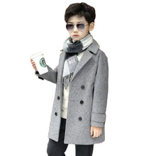 Load image into Gallery viewer, Wool Button Coat