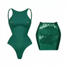 Load image into Gallery viewer, Pierced Nip Swimsuit Set