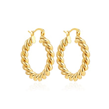 Load image into Gallery viewer, Small Vintage Chunky Hoop Earrings-Modern Baby Las Vegas