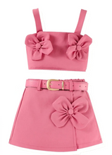 Load image into Gallery viewer, 3D Floral Skirt Set