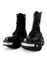 Load image into Gallery viewer, Lace-Up Punk Metal Boots-Modern Baby Las Vegas
