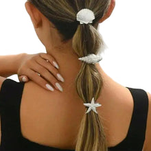 Load image into Gallery viewer, Golden Starfish Shell Hair Clip