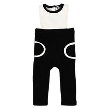 Load image into Gallery viewer, Black and White Romper-Modern Baby Las Vegas