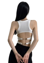 Load image into Gallery viewer, Metal Hook Backless Tank Top