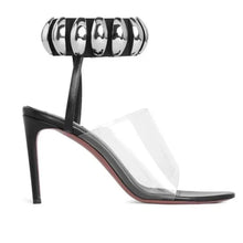 Load image into Gallery viewer, Metal Buckle Clear Open Toe Sandals-Modern Baby Las Vegas