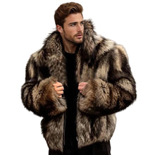 Load image into Gallery viewer, Luxe Brown Fur Coat