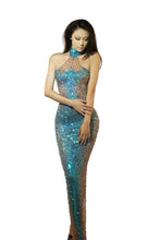 Load image into Gallery viewer, Mesh Crystal Dress