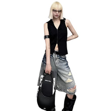 Load image into Gallery viewer, Ripped Vintage Denim Shorts-Modern Baby Las Vegas