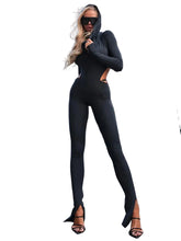 Load image into Gallery viewer, Backless Hooded Jumpsuit