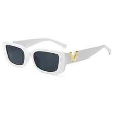 Load image into Gallery viewer, Gold V Rectangle Sunglasses-Modern Baby Las Vegas