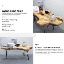 Load image into Gallery viewer, Live Edge Wood Coffee Table-Modern Baby Las Vegas