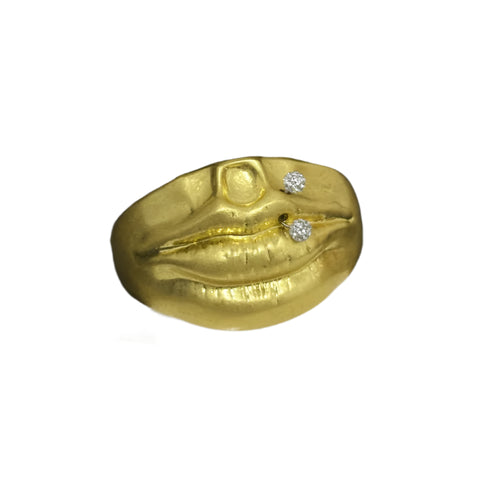 Vintage Plated Eye Cuff Bracelet-Modern Baby Las Vegas