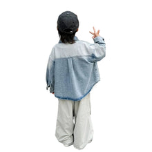 Load image into Gallery viewer, Faded Pocket Denim Top