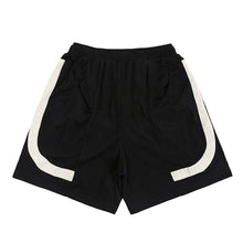 Load image into Gallery viewer, White Lined Basketball Shorts-Modern Baby Las Vegas