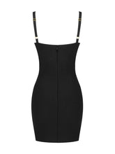 Load image into Gallery viewer, Mesh Patch Bandage Dress-Modern Baby Las Vegas