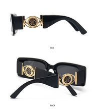 Load image into Gallery viewer, Square Frame Gold Accent Sunglasses-Modern Baby Las Vegas