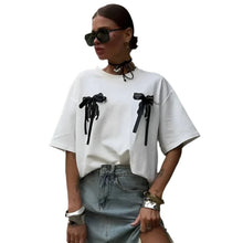 Load image into Gallery viewer, Double-Ribbon T-Shirt-Modern Baby Las Vegas
