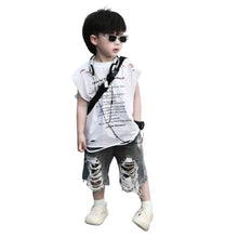 Load image into Gallery viewer, Distressed Denim Set-Modern Baby Las Vegas
