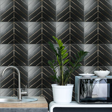 Load image into Gallery viewer, Peel & Stick Herringbone Pattern Tiles