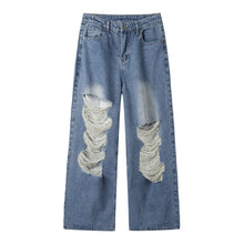 Load image into Gallery viewer, Vintage Ripped Hole Baggy Jeans-Modern Baby Las Vegas