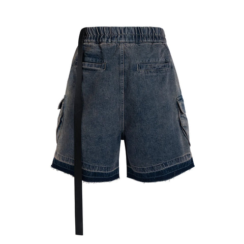 Distressed Pocket Denim Shorts-Modern Baby Las Vegas